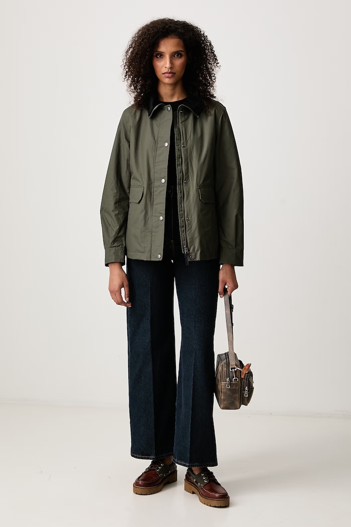 Woolrich CFWWOU2206FRUT5314 kurtka przejściowa damska CFWWOU2206FRUT5314 zielony AW26
