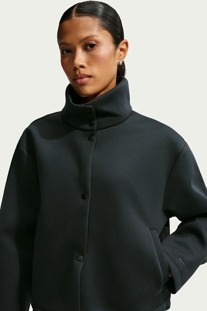 Odzież Nike Sportswear Kurtka oversize damska z modalem IX7055.010 czarny