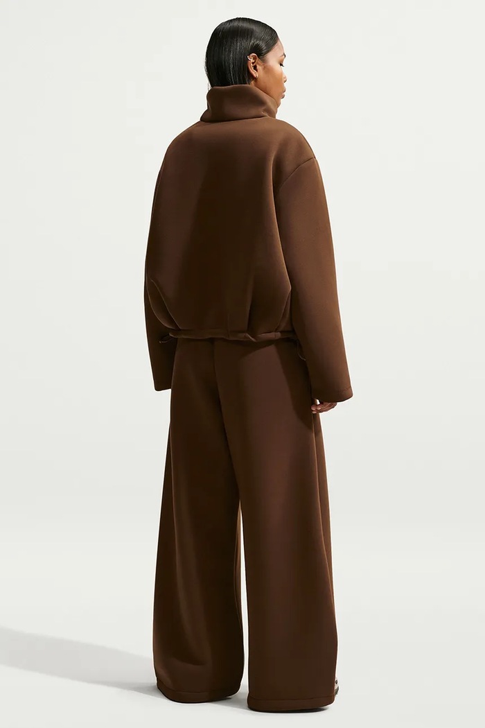 Nike Sportswear Kurtka oversize damska z modalem IX7055.259 brązowy AW26