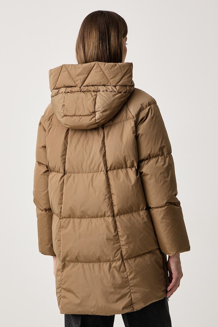 Odzież Weekend Max Mara Kurtka puchowa damska WKDNEWBEMBO 2625496082600 brązowy