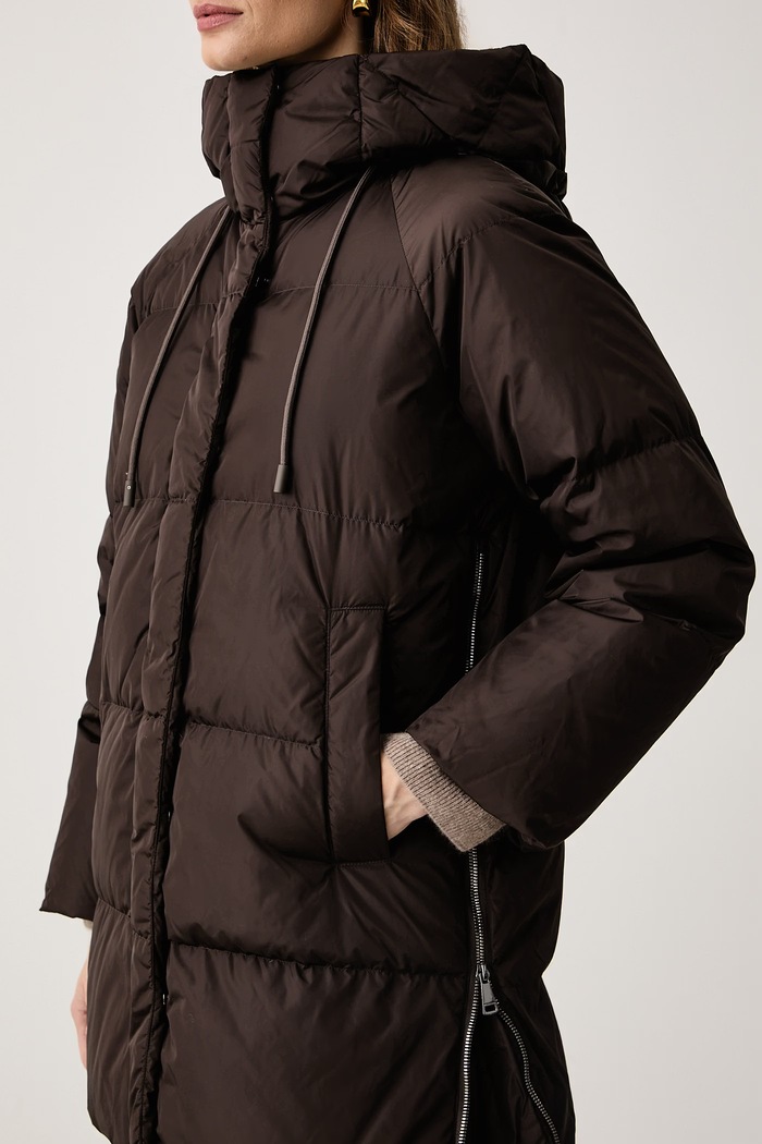 Kurtka puchowa damska WKDNEWBEMBO Weekend Max Mara 2625496082600 brązowy
