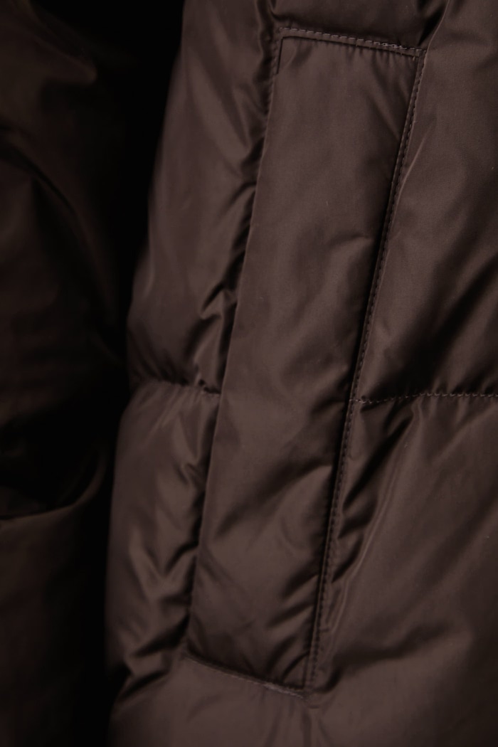 Kurtka puchowa damska WKDNEWBEMBO Weekend Max Mara brązowy 2625496082600