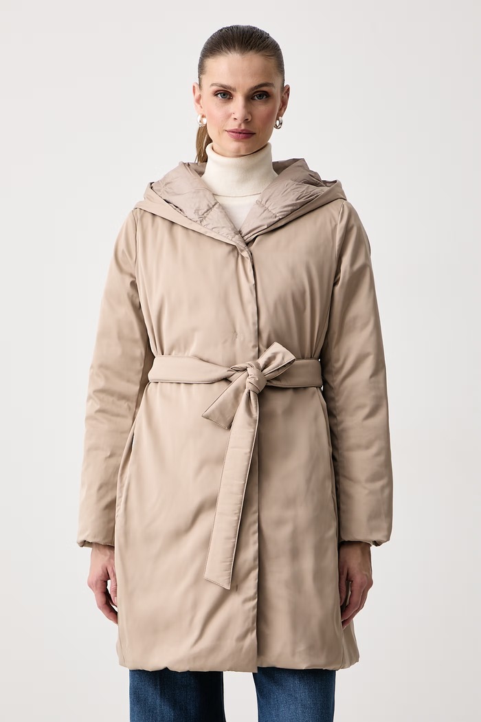 Weekend Max Mara Kurtka puchowa dwustronna damska WKDUGGIOSO 2625496052600 beżowy AW26
