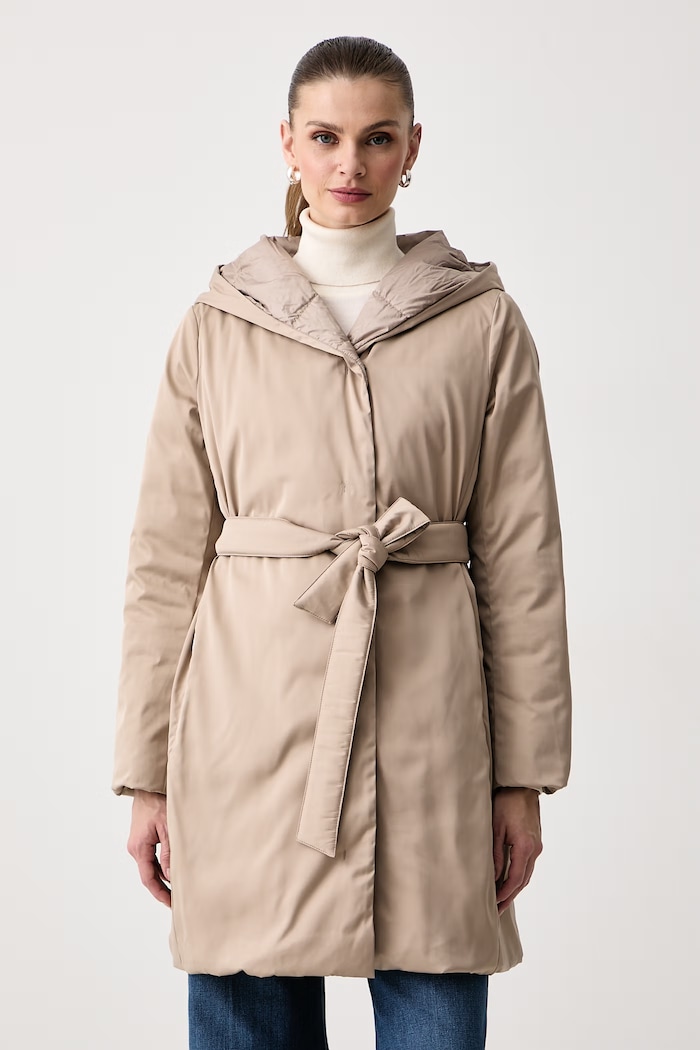 Weekend Max Mara Kurtka puchowa dwustronna damska WKDUGGIOSO 2625496052600 beżowy AW26