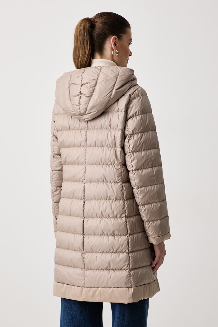Kurtka puchowa dwustronna damska WKDUGGIOSO Weekend Max Mara 2625496052600 beżowy