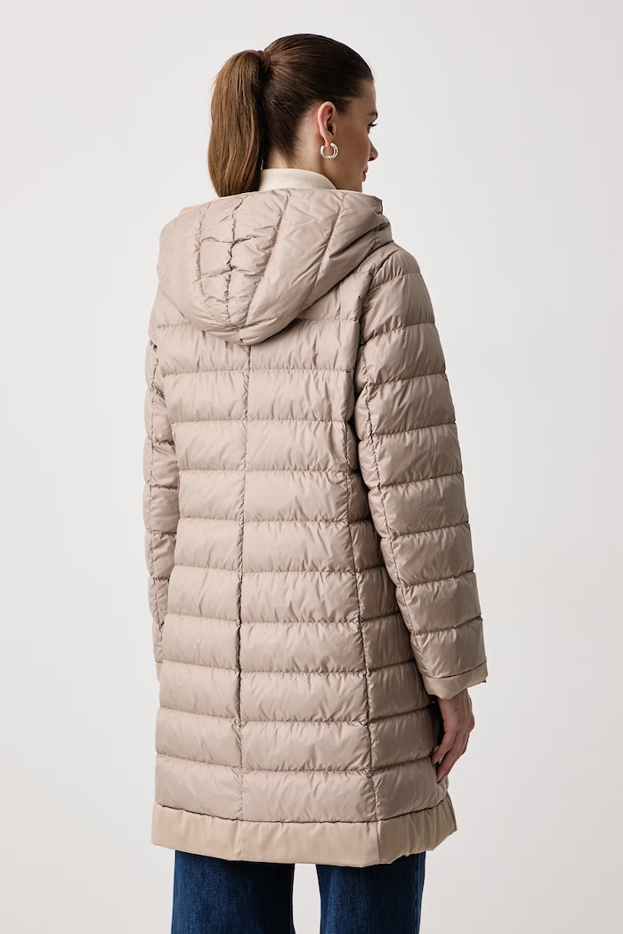 Kurtka puchowa dwustronna damska WKDUGGIOSO Weekend Max Mara 2625496052600 beżowy