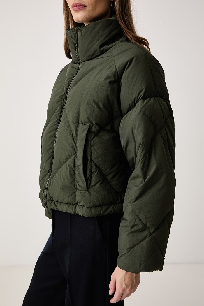 Kurtka puchowa damska WKDEDITO Weekend Max Mara 2625486022600 zielony