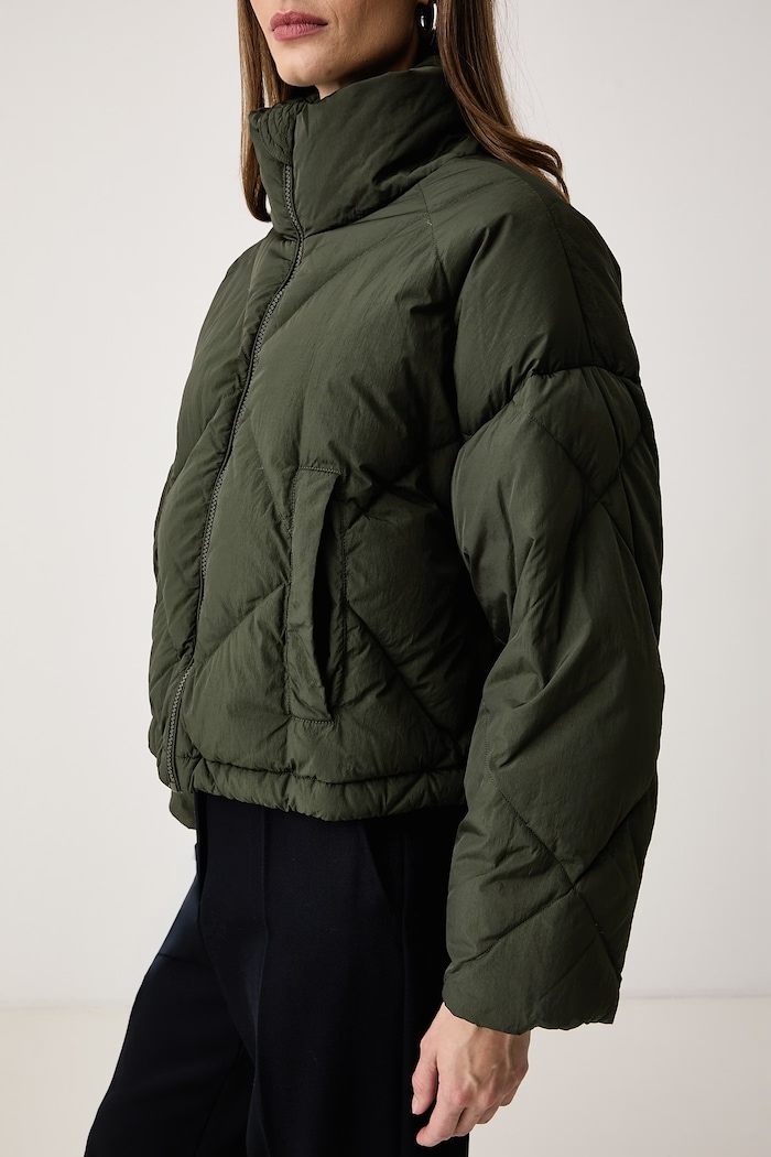Kurtka puchowa damska WKDEDITO Weekend Max Mara 2625486022600 zielony