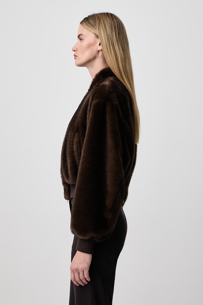 Giacca bomber da donna Stella McCartney 6801643IU977 marrone