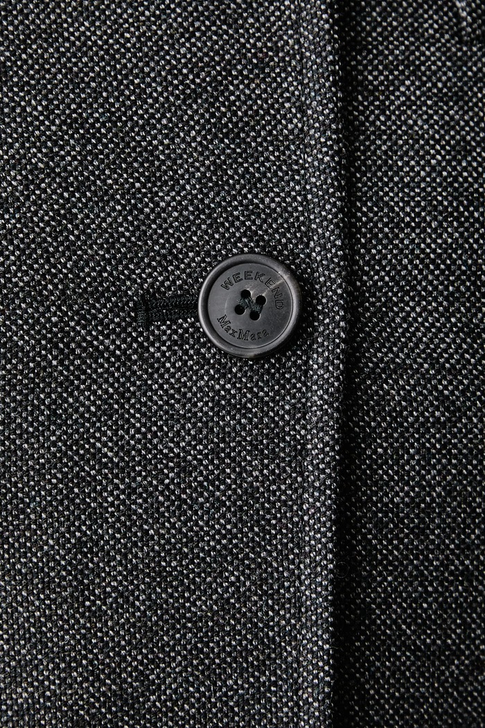 Marynarka jednorzędowa damska wełniana WKIMARTORA Weekend Max Mara szary 2625046023600