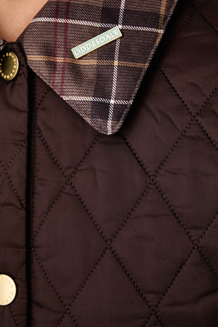 Barbour Icons Tartan kurtka pikowana damska LQU1936BR92