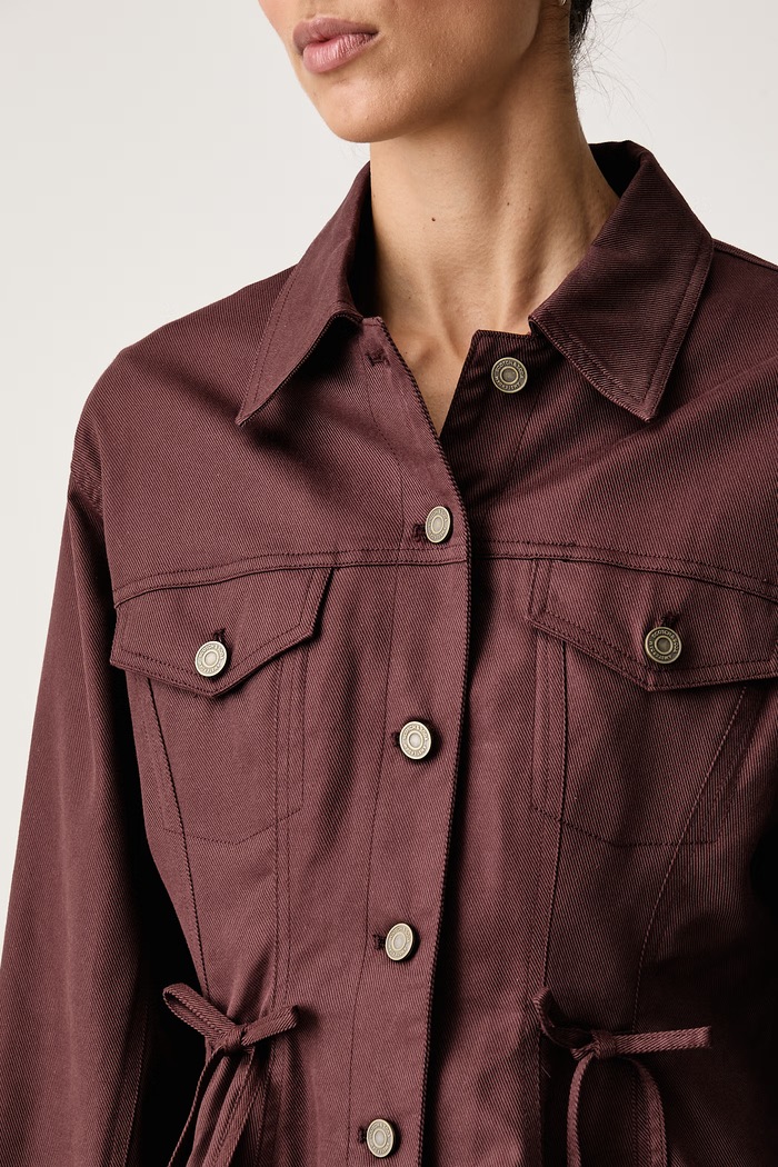 Kurtka damska Scotch & Soda U9G01694T brązowy