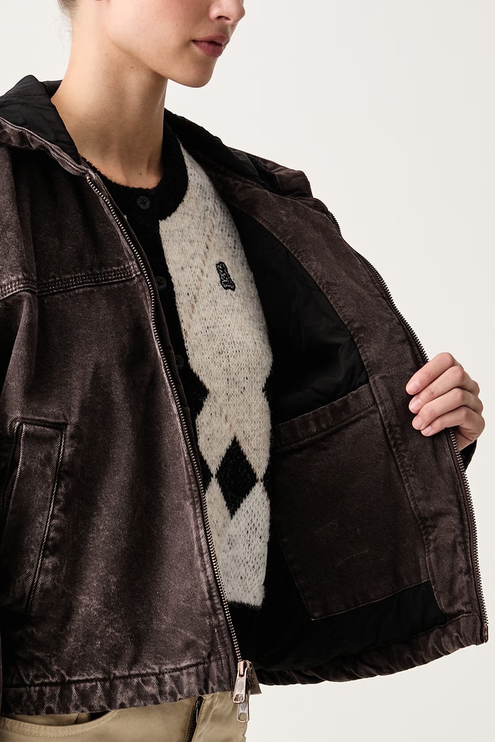 Dickies Krótka kurtka damska jeansowa DK0A8CHUDBX1