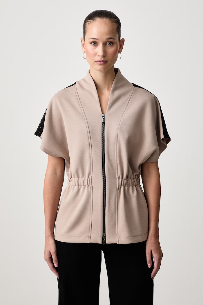 Joseph Ribkoff Bluza damska z wiskozą beżowy 264624