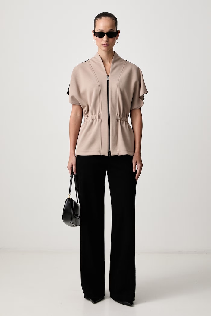 Joseph Ribkoff Bluza damska z wiskozą 264624 beżowy AW26