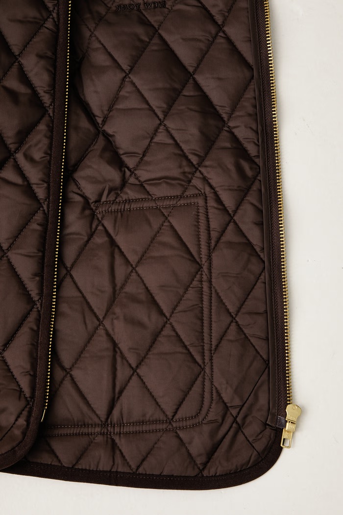 Sporty & Rich Vendome Quilted Riding sleeveless jacket Women's JA00883205BR38