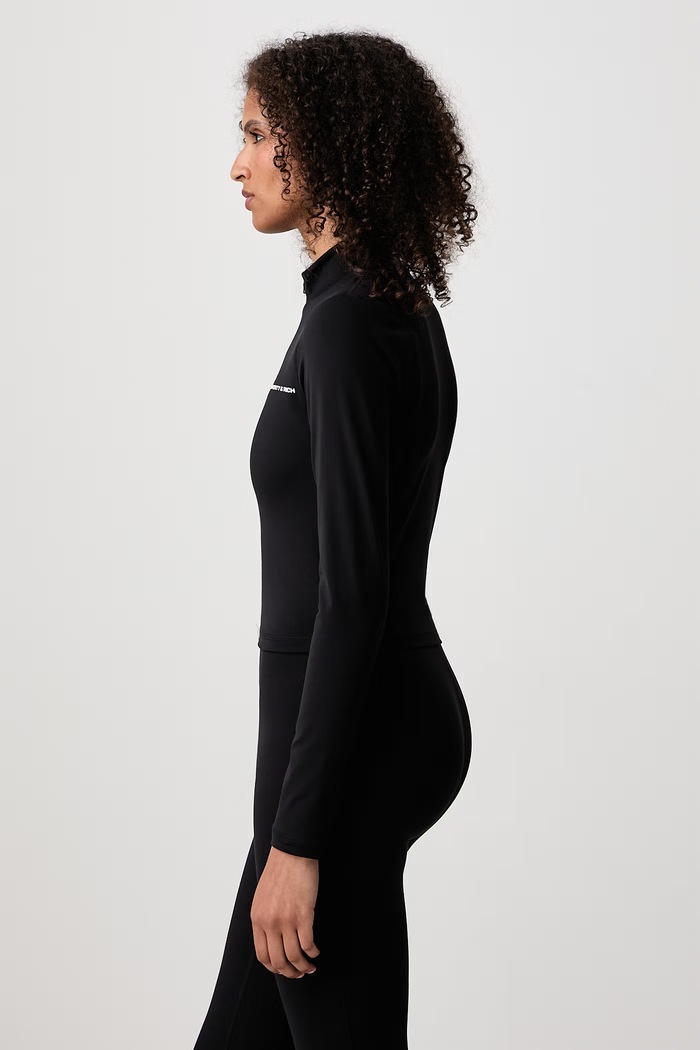Bold Logo bluza rozpinana damska Sporty & Rich TO01888315BA01 czarny