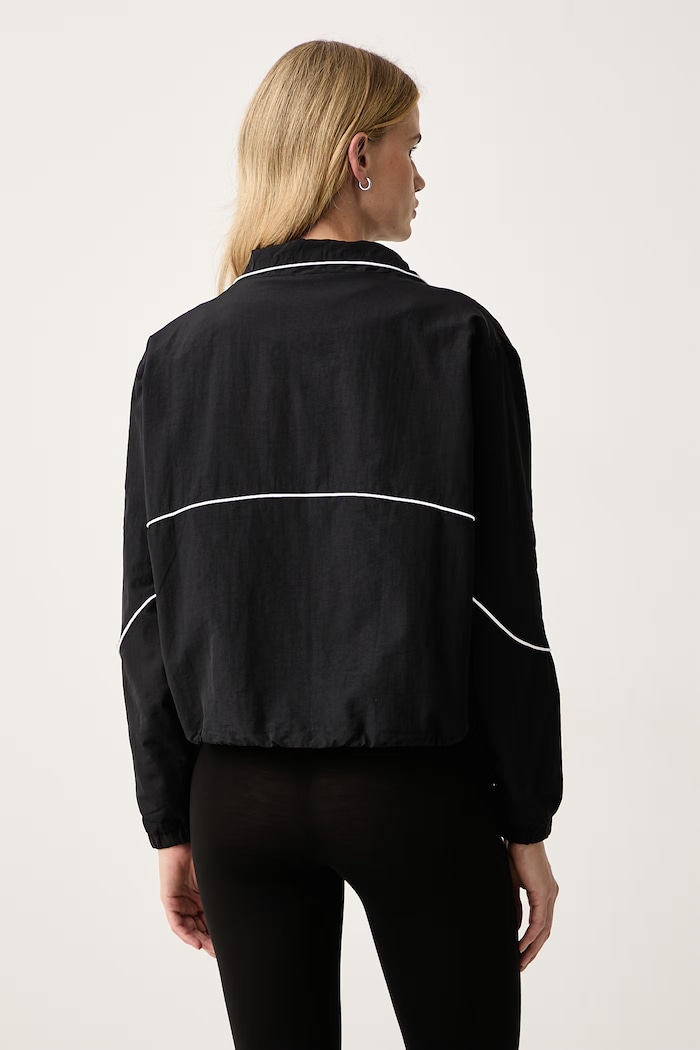Odzież Le Privé Krótka kurtka damska VARSITY JACKET LP00700 czarny