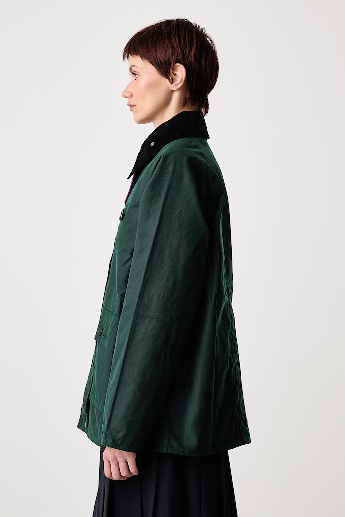X PAUL SMITH kurtka przejściowa damska woskowana Barbour LWX1600GN75 zielony