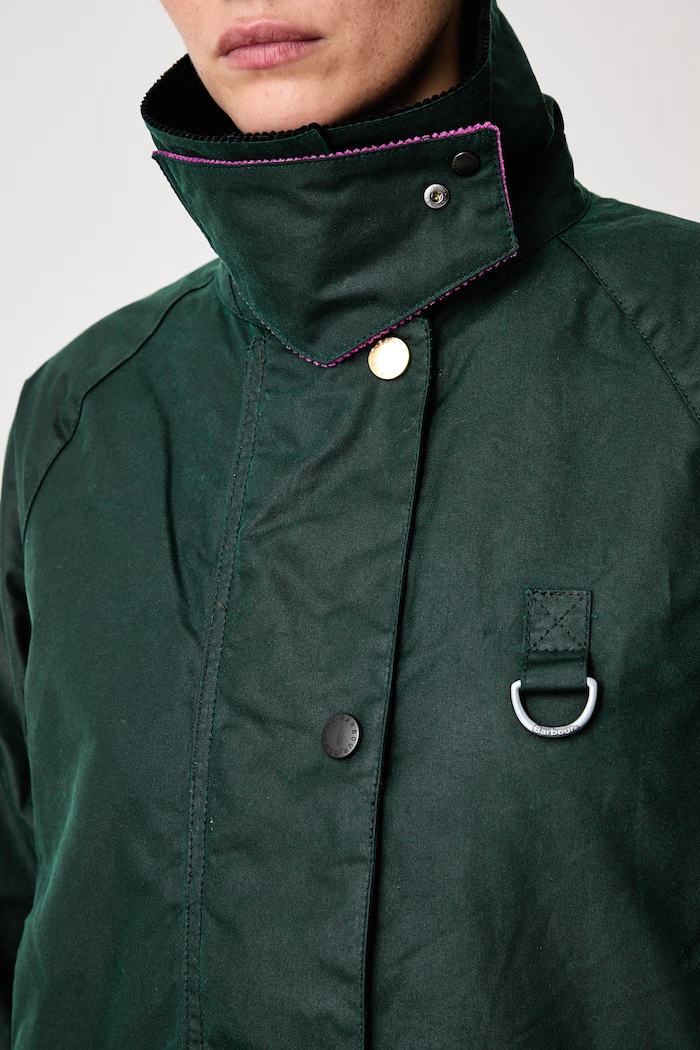 Barbour X PAUL SMITH kurtka przejściowa damska woskowana LWX1600GN75