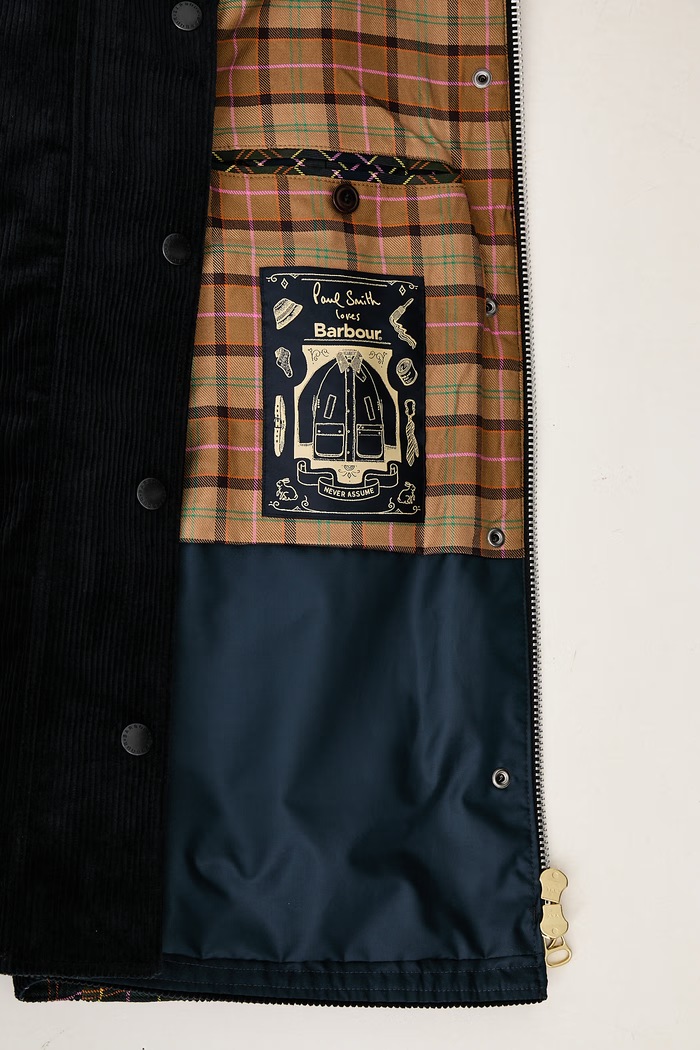 Barbour X PAUL SMITH jacket Women's corduroy LCA0433NY91
