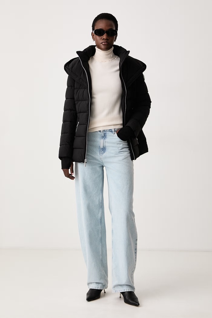 MICHAEL Michael Kors Kurtka pikowana damska 77G7574M42 czarny AW26