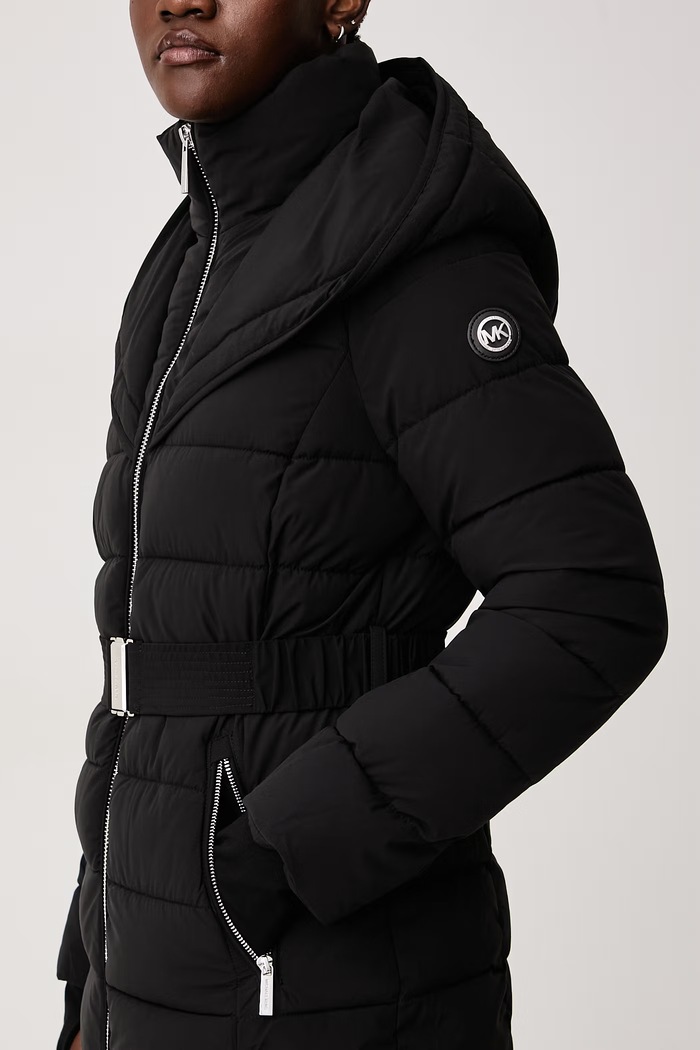 Kurtka pikowana damska MICHAEL Michael Kors 77G7574M42 czarny
