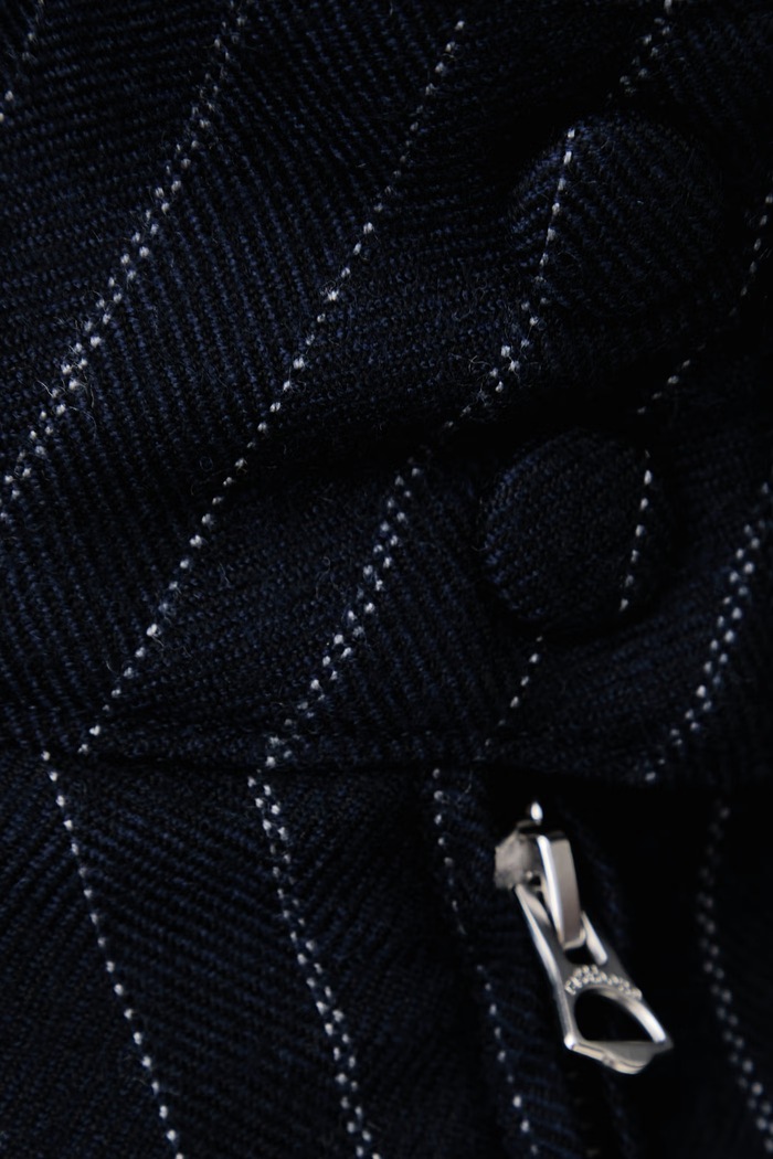 Kurtka damska z wełną Eliza rag & bone granatowy RAX226F0MTA