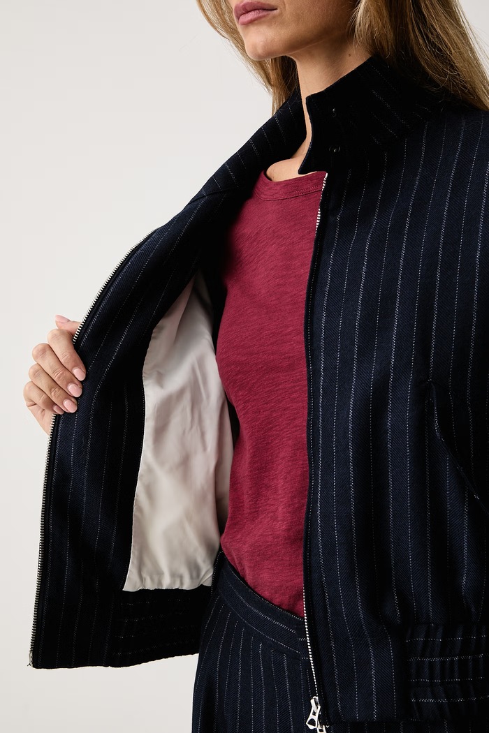rag & bone Kurtka damska z wełną Eliza RAX226F0MTA