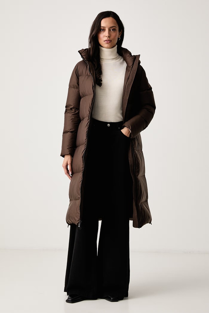 Blauer Kurtka puchowa damska BLDK03389 brązowy AW26