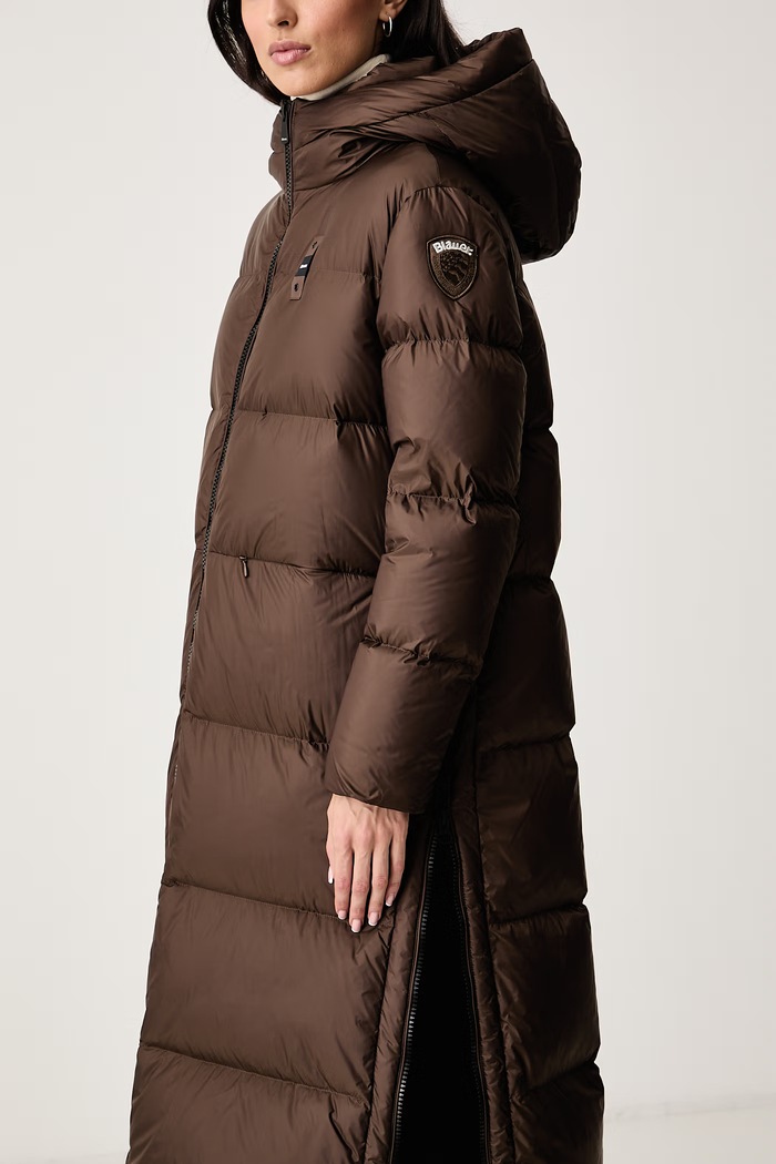 Kurtka puchowa damska Blauer BLDK03389 brązowy