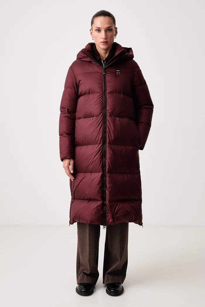Blauer Kurtka puchowa damska bordowy BLDK03389