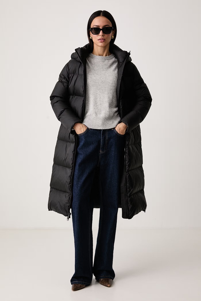 Blauer Kurtka puchowa damska BLDK03389 czarny AW26