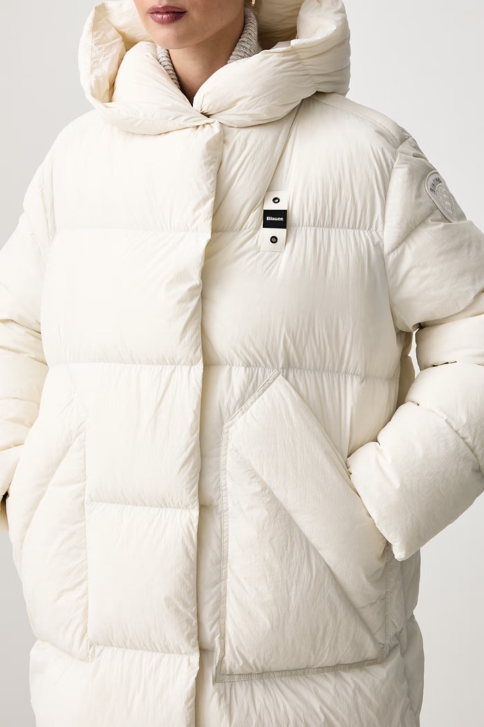 Kurtka puchowa damska Blauer BLDK03356 beżowy