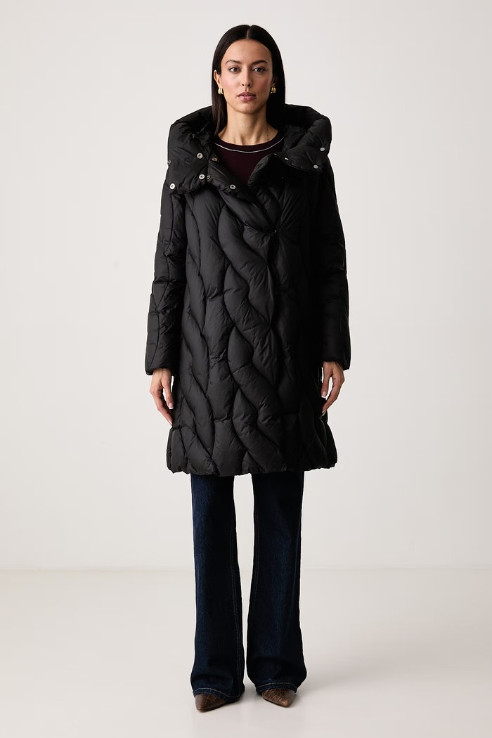 Blauer Kurtka puchowa damska czarny BLDK03206