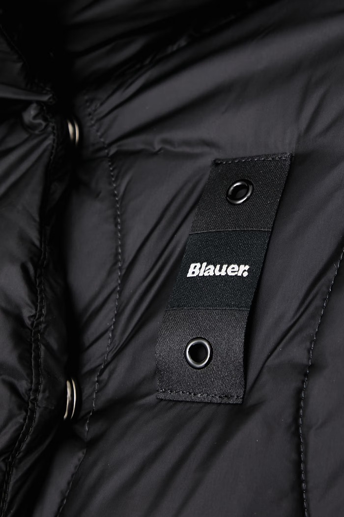 Kurtka puchowa damska Blauer czarny BLDK03206