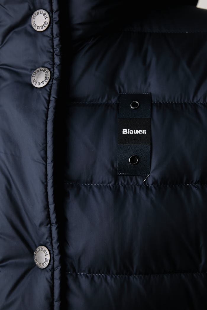 Kurtka puchowa damska Blauer granatowy BLDK03043