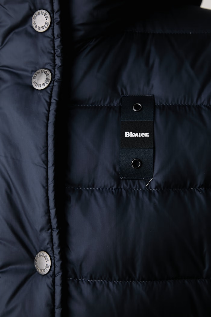 Kurtka puchowa damska Blauer granatowy BLDK03043