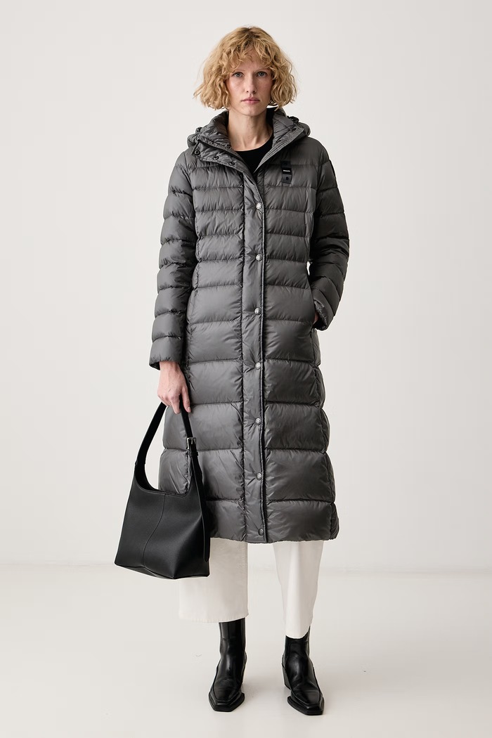 Blauer Kurtka puchowa damska BLDK03043 szary AW26