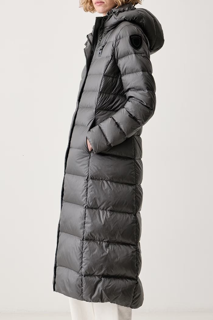 Kurtka puchowa damska Blauer BLDK03043 szary