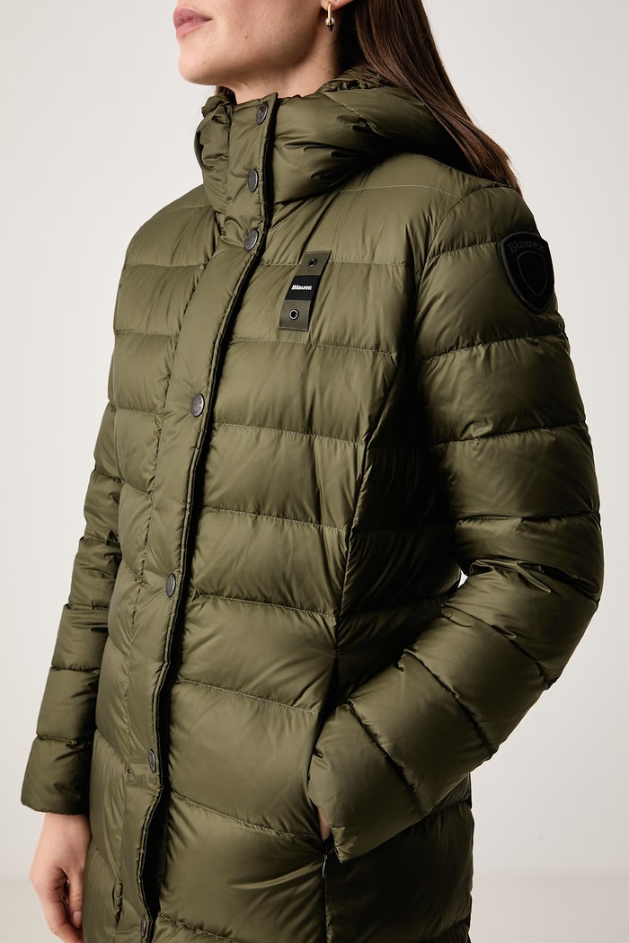 Kurtka puchowa damska Blauer BLDK03043 zielony