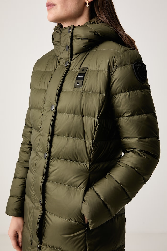 Kurtka puchowa damska Blauer BLDK03043 zielony