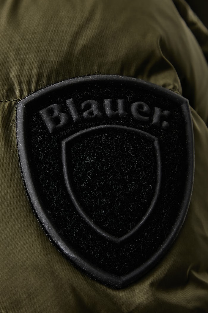 Kurtka puchowa damska Blauer zielony BLDK03043