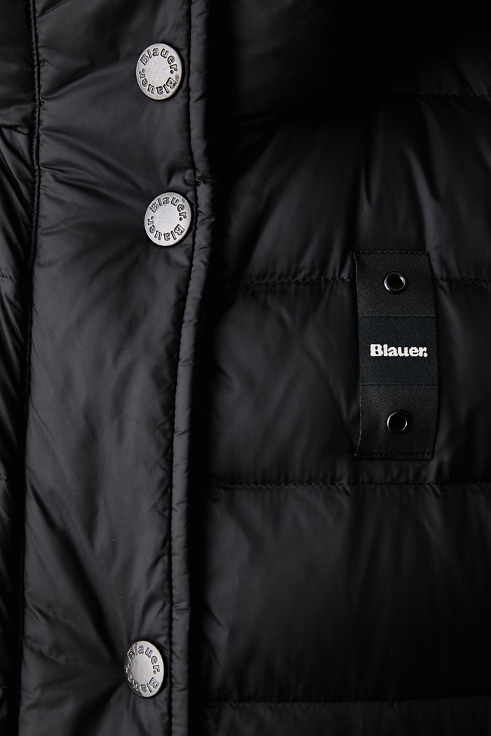 Kurtka puchowa damska Blauer czarny BLDK03043