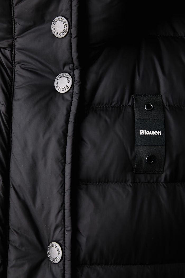Kurtka puchowa damska Blauer czarny BLDK03043