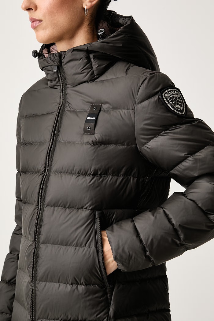 Kurtka puchowa damska Blauer BLDK03039 zielony
