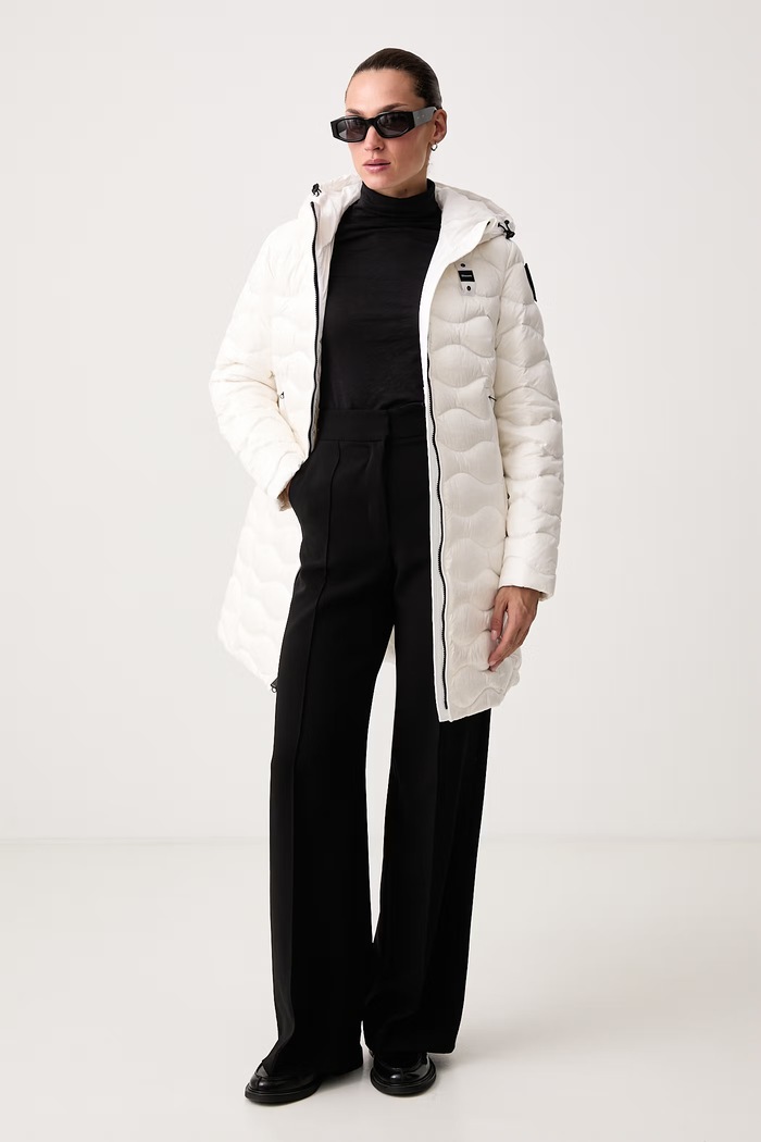 Blauer Kurtka puchowa damska BLDK03035 biały AW26