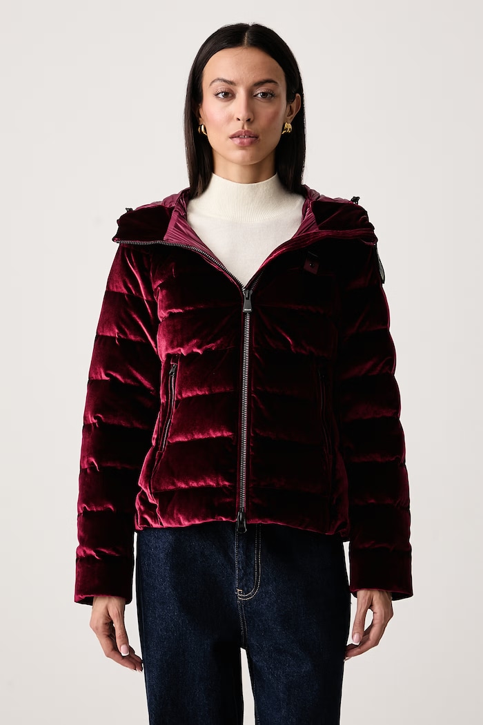 Blauer Pehelydzseki női velúr burgundia BLDC03363
