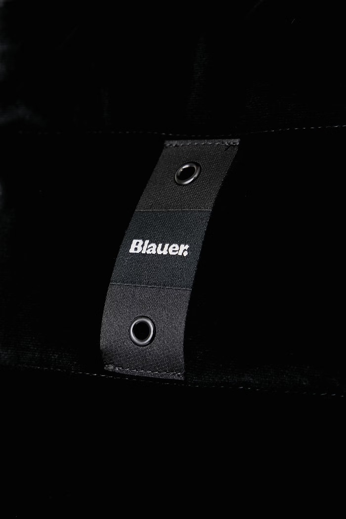 Kurtka puchowa damska welurowa Blauer czarny BLDC03363