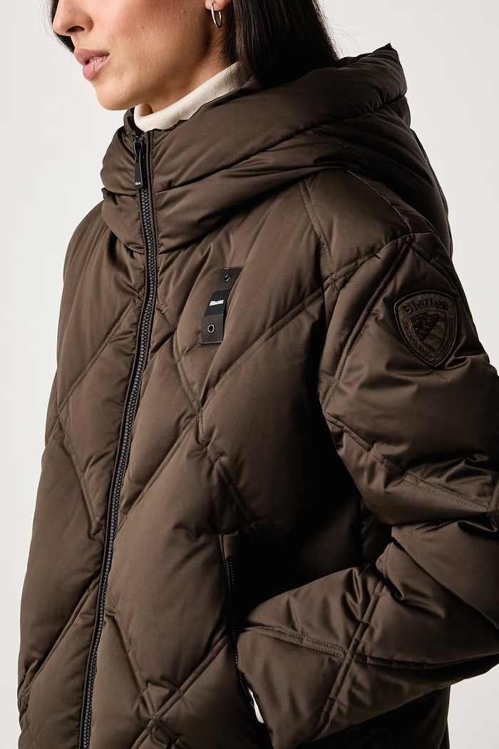 Kurtka puchowa damska Blauer BLDC03360 brązowy